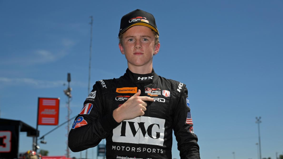 Dominant Wheldon on a Roll, Sweeps USF2000 at Portland